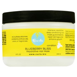 Curls Blueberry Bliss Reparative Hair Mask, 8 fl oz (240 ml)