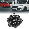 X AUTOHAUX 20pcs Fender Liner Bump Push Rivet Retainer Fastener