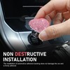 Dogary Bling Car One-Bouch Start Button, Heart-Shaped Push-to-Start Rocker Lever,