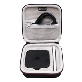 LTGEM EVA Hard Case for 2022 Apple TV 4K Wi‑Fi with 64GB Storage (3rd Generation) - Travel - Protective Carrying Storage Bag