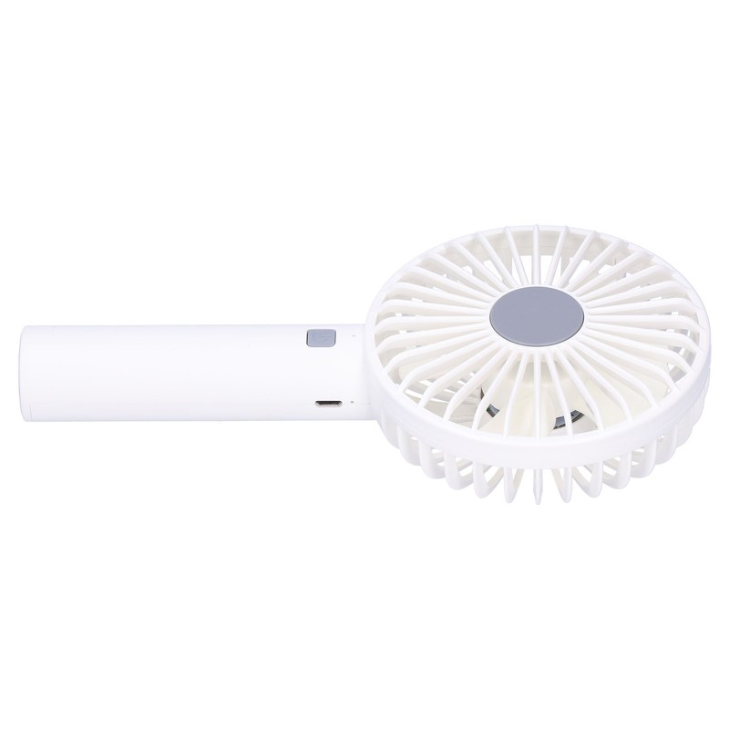 White Donut Shaped Small Fan Portable LED Night Light with