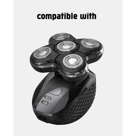 Remington XR7000 Replacement Blades Compatible with Remington Balder Pro Head Shaver, 4PCS Head Shaver Replacement Blade, 4 Cleaning Brush