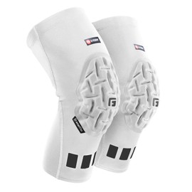 G-Form Pro Padded Compression Knee Sleeve - Knee Support for Men and Women - White, Adult Small