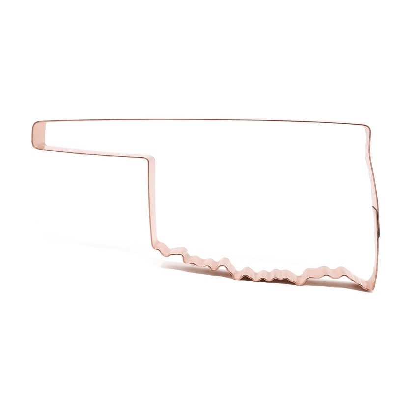 Oklahoma State Copper Cookie Cutter