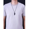 coai Stainless Steel Necklace with Wolf Tooth Pendant, Base Metal,
