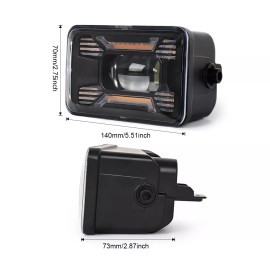 CHUSYYRAY Pair 4 Inch Front Bumper LED Fog Lights Driving Lamp Fit For Ford F150 2015-2019