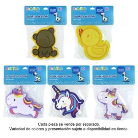 Bath Time Esponja circular toalla suave variedad de figuras
