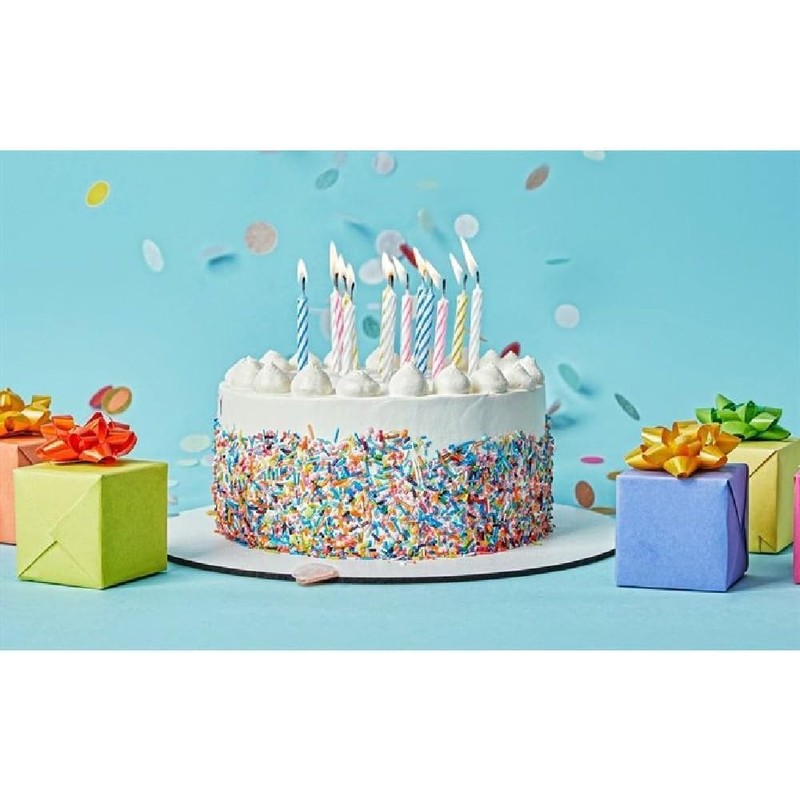 PARENCE - Set di 24 candeline di compleanno con 12