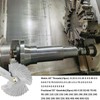 52 Sheets Stainless Steel Thread Gauge Set, Metric 60° and