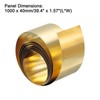 sourcing map Brass Sheet Roll, Metal Foil Plate 1000mm x