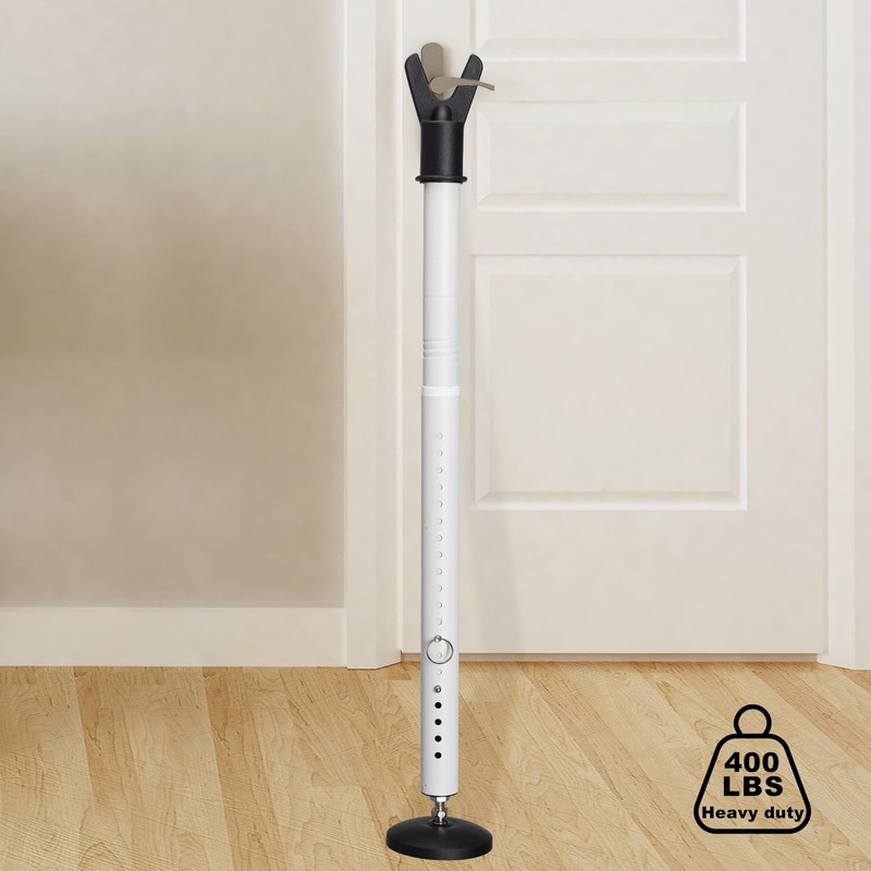 Door Security Bar, 1.25Inch Diameter Heavy Duty Security Bar with