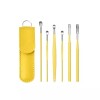 Zhongguo 휴대용 가정용 여행용 귀후비개 귀이개 6종 세트 Portable Home Travel Ear Pick Set of 6 [6-piece set]