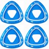 Vaygway Inflatable Floating Island Pool Float – 4 Pk Comfortable