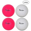 Kosma Set of 4 Dimple Hockey Ball | Outdoor Sports