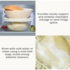 STRAODTIC Reusable Bowl Covers for Bread Proofing(2-Pack) – Double-Layer Linen