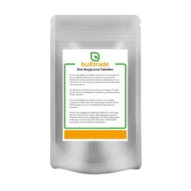 2 x 1 kg | Zinc Bisglycinate Tablets | Dietary Supplement | Tabs | Zinc | Buxtrade