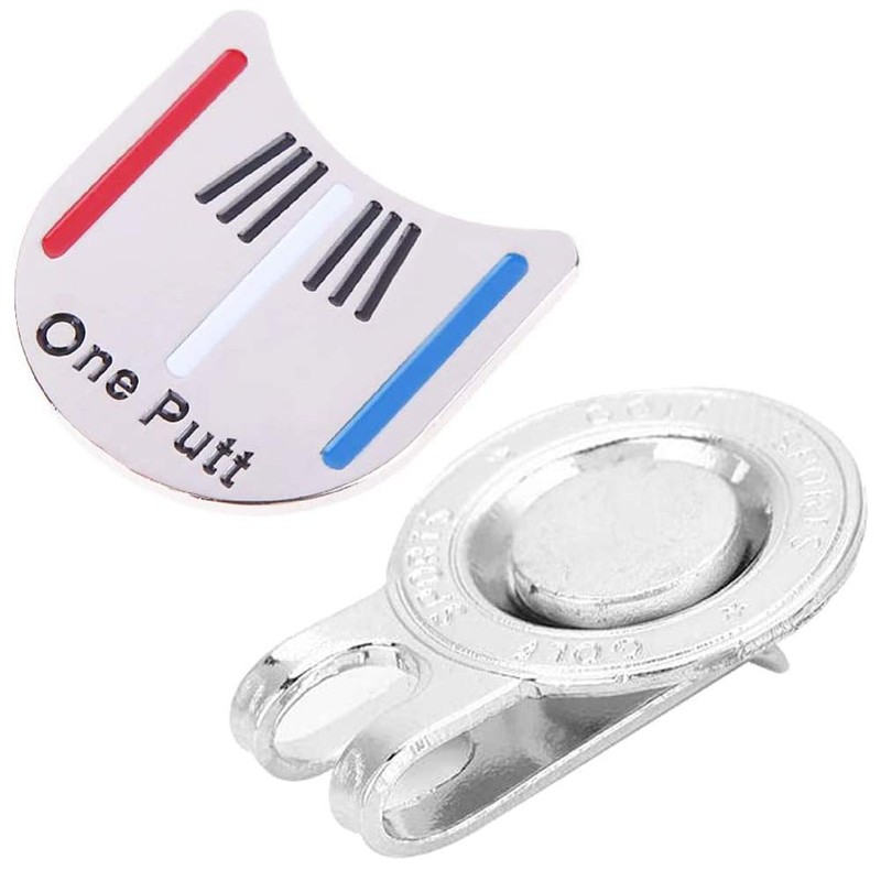 BettGolf Golf Hat Clip with Magnetic Ball Marker Value Set,