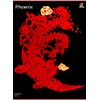 Semli Traditional Chinese Wedding Party Decoration Dragon Phoenix Door Stickers