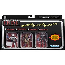 Hasbro Pack 3 Figures Action Jedi Survivor 9.5cm