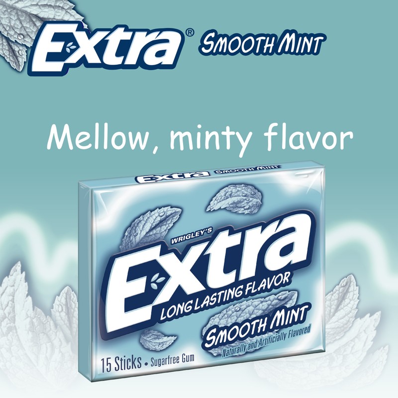Extra Gum, Smooth Mint, 4.28 Ounce