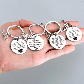 12pcs Graduation Gifts 2024 Graduation Class of 2024 Keychain Bulk Graduation Gifts for Him Her High School College Graduation Gifts for Women Men 2024 Graduation Gifts for Teens Boys Girls 2024