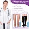 3 Pairs Zipper Compression Socks Non Slip Grip for Men