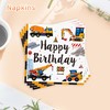 96Pcs Construction Birthday Party Supplies, Construction Plate & Napkin, Truck