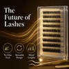 Pre Glued Cluster Lashes, Eyelash Clusters D Curl 10-16mm, 100PCS