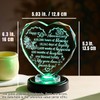 50th Wedding Anniversary Crystal Heart Gifts for Parents Friends, Crystal
