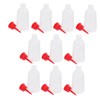 SHINEOFI 10PCS Ldpe Soft Plastic Needle Tip Squeeze Bottles for