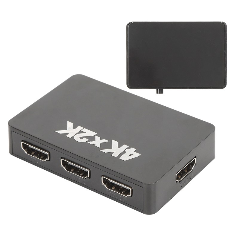 3 Input 1 Output Switcher HDMI-Compatible 2Kx4K HD Video Signal