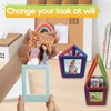 Adboros 40 Pack Magnetic Picture Frame 2x3 Picture Frame Bulk