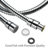 1.75 Meter Shower Hose,Double Lock Stainless Steel Replacement Handheld Shower