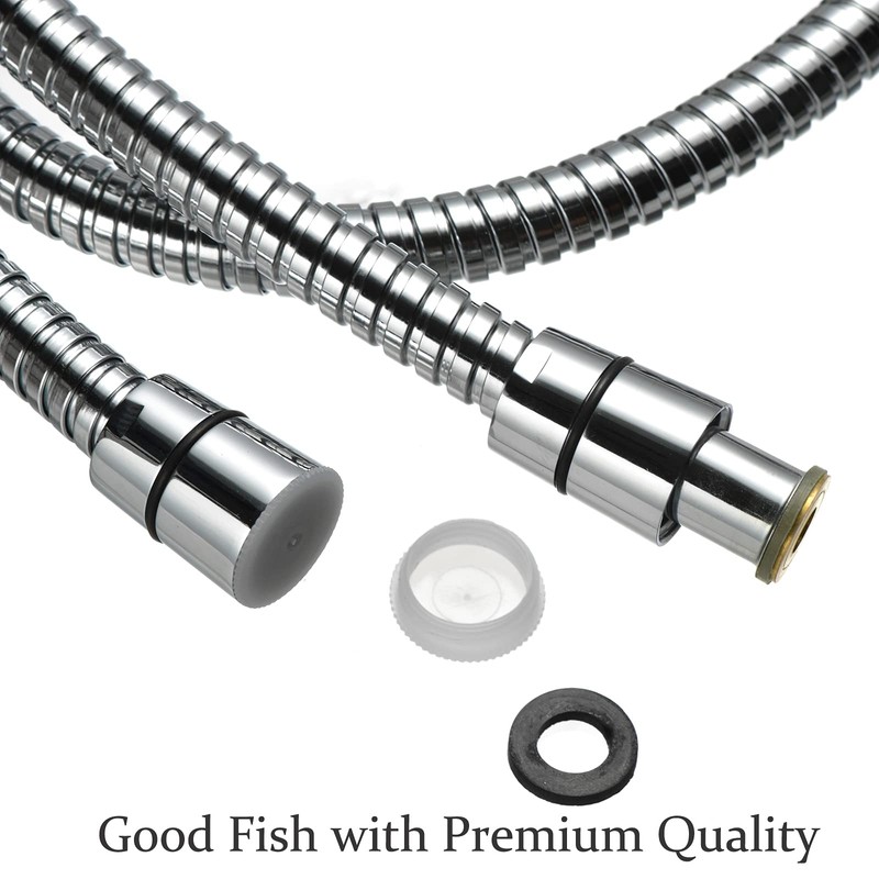 1.75 Meter Shower Hose,Double Lock Stainless Steel Replacement Handheld Shower