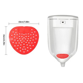 NentMent 5 Pack Urinal Screen Deodorizer Anti-Splash Urinal Cakes Odor Protection Mat Flower Blossom Scent Air Freshener for Waterless Urinal Plastic Urinals Wall Mount Outdoor Toilet Ceramic Urinals