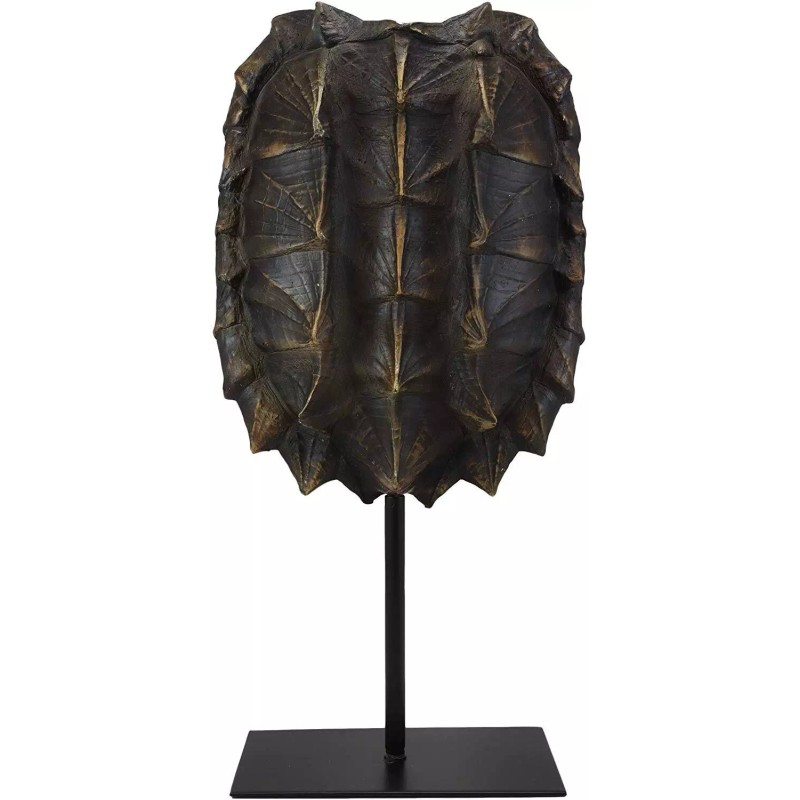 Ebros Large Alligator Snapping Turtle Shell Sculpture On Metal Mount