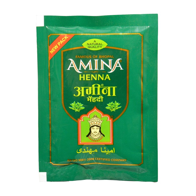 Amina Herbal Henna Mehndi Powder Green ,500 g (Pack of