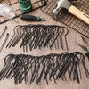 Blulu 80 Pack 1 5/8" Od Ez Preformed Twist 8
