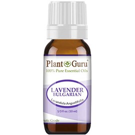 Lavender Essential Oil 10 ml (Bulgarian) 100% Pure Natural Undiluted Therapeutic Grade for Skin, Body and Hair Growth, Aromatherapy Diffuser, Great for Relaxation and Calming.