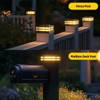 EXCMARK 4x4 Solar Post Cap Lights Outdoor Waterproof 8 Pack