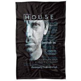 Trevco House Houseisms Fleece Blanket (36x58)