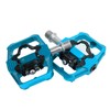 Dual Function Bicycle Pedal Flat Clipless Cleats 3 Sealed Bearings