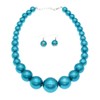 Collar de perlas para mujer, 5 capas de perlas de