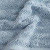 Borghese Ribbed Zero Twist Light Blue 6 Piece Towel Set,