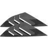 XUKEY 2X Carbon Fiber Window Rear Side Louvers Vent for