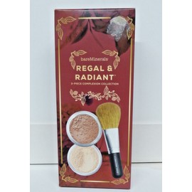 BareMinerals Regal & Radiant 3 Pc Complexion Kit Mineral veil Brush Radiance
