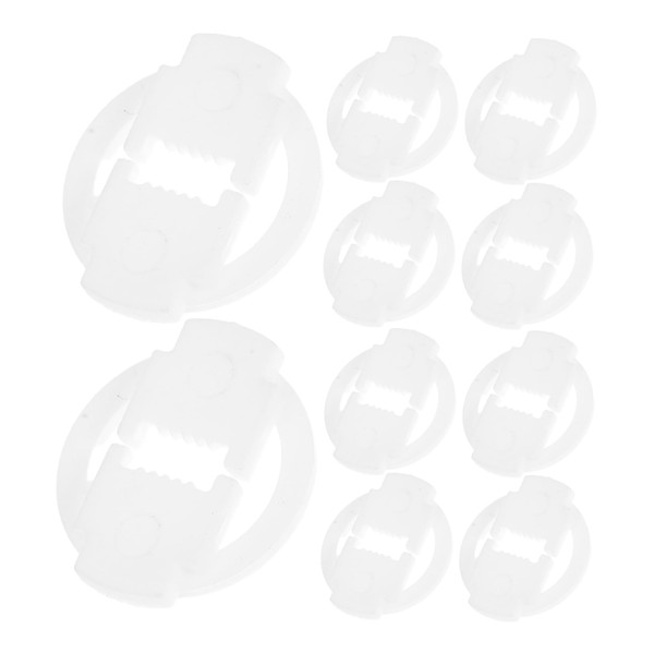 Mobestech 100pcs Outdoor Cable Clips for Lamp Wires and Sleek