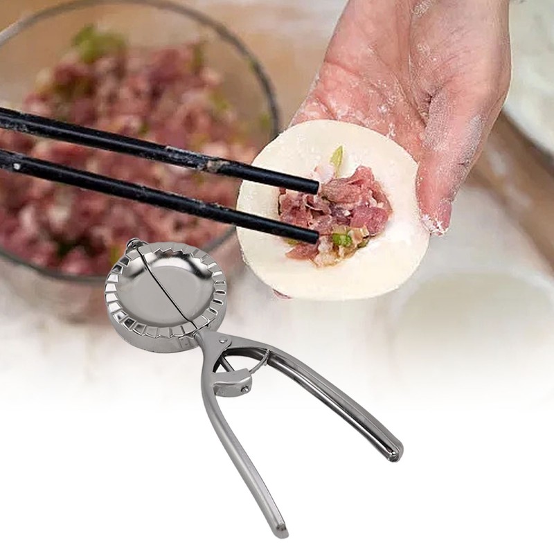 Dumpling Maker Press Multifunctional Long Handle Stainless Steel Dumpling Press