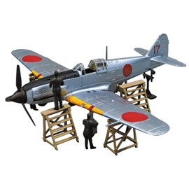 Aoshima Bunka Kyozai 1/72 Aircraft Series No. 1 Type 3 Battle Flying Tsubame Type Increased Prototype Ki 61-II Kai Plastic Model Molded Color