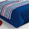 Competition Edredón Paolo Matrimonial C/sábanas 10 Pzas Competition Color Azul/blanco/rojo